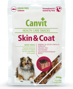 CANVIT SKIN & COAT suņu gardums veselīgai ādai un spalvai 200g